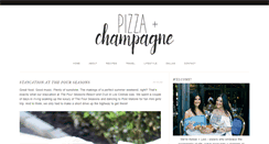 Desktop Screenshot of pizzaandchampagne.com